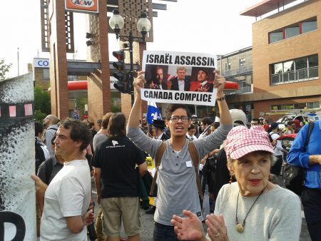 Gaza-Solidarity Protesters Condemn Canadian Political Complicity