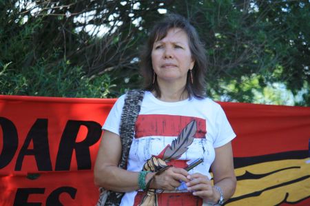 The issues today are the same as they were 23 years ago, during the Oka Crisis, says Kanehsatà:ke community member Ellen Gabriel. PHOTO: Arij Riahi.