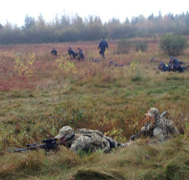 RCMP snipers. Photo by @ToddLamirande