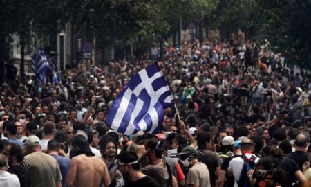 Greek anti-austerity protest