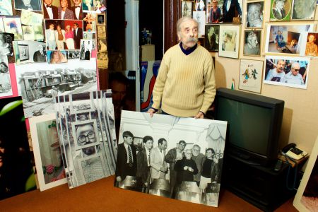 Pierino di Tonno dans son appartement. Crédit photo : Pierre Ouimet