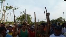 Seventh day of pipeline blockade against multinational oil corporations in the Colombian region of Arauca