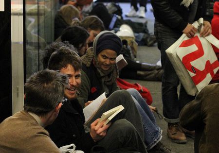 Don't call it an occupation: Students take over McGill admin offices for surprise-resignation party