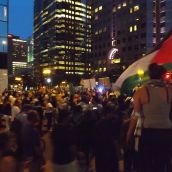 Montrealers Marched for 6 Hours to Express Solidarity with Palestine (August 1st)