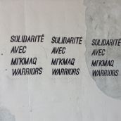 Solidarité avec Mi'kmaq Warriors