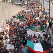 Ten Thousands Montrealers marched in the Biggest Palestine-Solidarity Demonstration Yet!