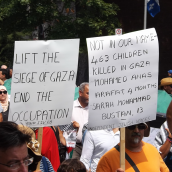 Palestine-Solidarity: Who Are They and What Are they Saying? (A collection of Banners - Aug.10)