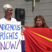 Manif de casseroles en solidarité avec les Algonquins de Lac Barrière