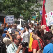 Manif de casseroles en solidarité avec les Algonquins de Lac Barrière