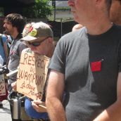 Manif de casseroles en solidarité avec les Algonquins de Lac Barrière