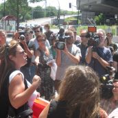 Manif de casseroles en solidarité avec les Algonquins de Lac Barrière