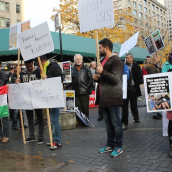 Journée mondiale pour Kobané 1er novembre 2015 à soi-disant «Montréal»/World Kobane Day in so-called ''Montreal'' November 1st