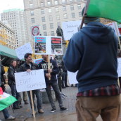 Journée mondiale pour Kobané 1er novembre 2015 à soi-disant «Montréal»/World Kobane Day in so-called ''Montreal'' November 1st