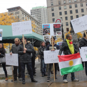 Journée mondiale pour Kobané 1er novembre 2015 à soi-disant «Montréal»/World Kobane Day in so-called ''Montreal'' November 1st