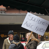 Journée mondiale pour Kobané 1er novembre 2015 à soi-disant «Montréal»/World Kobane Day in so-called ''Montreal'' November 1st