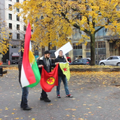 Journée mondiale pour Kobané 1er novembre 2015 à soi-disant «Montréal»/World Kobane Day in so-called ''Montreal'' November 1st