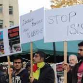 Journée mondiale pour Kobané 1er novembre 2015 à soi-disant «Montréal»/World Kobane Day in so-called ''Montreal'' November 1st