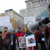 Journée mondiale pour Kobané 1er novembre 2015 à soi-disant «Montréal»/World Kobane Day in so-called ''Montreal'' November 1st