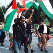 Montrealers Marched for 6 Hours to Express Solidarity with Palestine (August 1st)