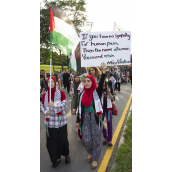 Gaza-Solidarity Protest in Montreal (July 30)