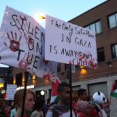 Montrealers Marched for 6 Hours to Express Solidarity with Palestine (August 1st)