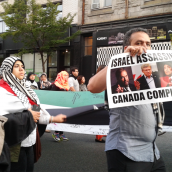 Gaza-Solidarity Protest in Montreal (July 30)