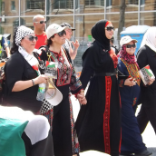 Ten Thousands Montrealers marched in the Biggest Palestine-Solidarity Demonstration Yet!