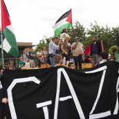 Montrealers Denounce Israeli War Crimes in Gaza as they attend a 4th Protest in less than 2 Weeks.