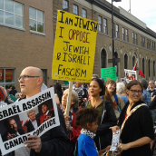 Gaza-Solidarity Protest in Montreal (July 30)