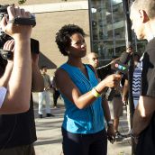 Gaza-Solidarity Protest in Montreal (July 11)