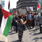 Ten Thousands Montrealers marched in the Biggest Palestine-Solidarity Demonstration Yet!