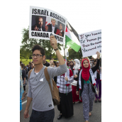 Gaza-Solidarity Protest in Montreal (July 30)