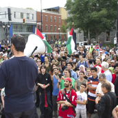 Hundreds Gather in Montreal for the Second Time in Solidarity with Gaza (July 16)