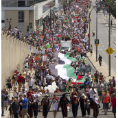 Ten Thousands Montrealers marched in the Biggest Palestine-Solidarity Demonstration Yet!