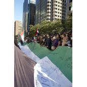 Gaza-Solidarity Protest in Montreal (July 11)