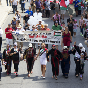 Ten Thousands Montrealers marched in the Biggest Palestine-Solidarity Demonstration Yet!