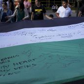 Gaza-Solidarity Protest in Montreal (July 11)