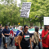 Gaza-Solidarity Protest in Montreal (July 30)