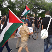 Gaza-Solidarity Protest in Montreal (July 30)