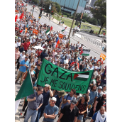 Ten Thousands Montrealers marched in the Biggest Palestine-Solidarity Demonstration Yet!