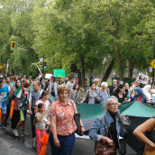 Gaza-Solidarity Protest in Montreal (July 30)