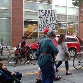 Gaza-Solidarity Protest in Montreal (July 30)