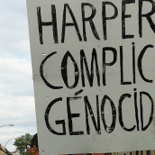 Gaza-Solidarity Protest in Montreal (July 30)