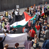 Ten Thousands Montrealers marched in the Biggest Palestine-Solidarity Demonstration Yet!