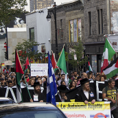 Gaza-Solidarity Protest in Montreal (July 30)