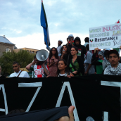 Gaza-Solidarity Protest in Montreal (July 30)