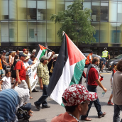 Ten Thousands Montrealers marched in the Biggest Palestine-Solidarity Demonstration Yet!