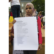 Montrealers Denounce Israeli War Crimes in Gaza as they attend a 4th Protest in less than 2 Weeks.