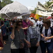 Ten Thousands Montrealers marched in the Biggest Palestine-Solidarity Demonstration Yet!