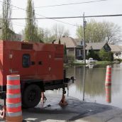 Flood Waters in St-Jean Sur Richelieu